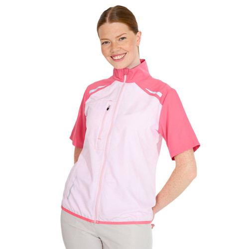 Women Lanark Stretch Wind Shirt (5oz) Light Pink image 10