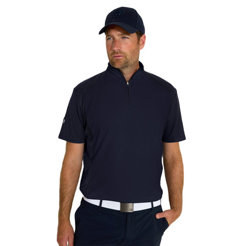 Mens Turnberry Polo White/Navy image 1