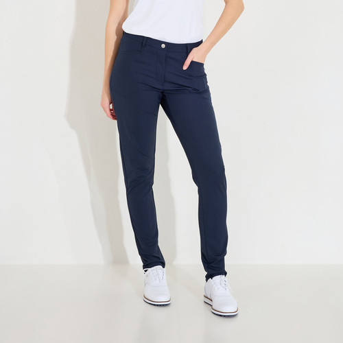 Women Elite Trousers (regular Waist) -4-ways Stretch Navy image 1