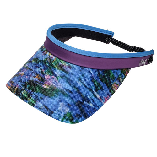 Waterfall Print And Solid Coil Visors image 1