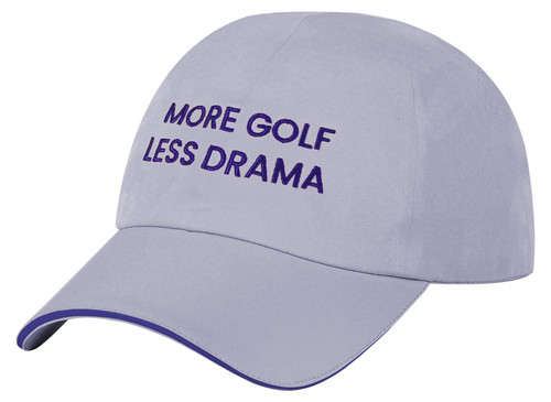 Lavender April More Golf Less Drama Ball Cap image 1