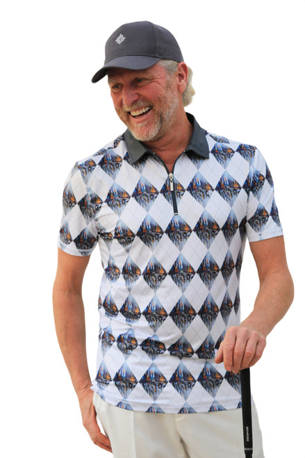 Men's Short Sleeve Golf Shirt - Docklands image 1