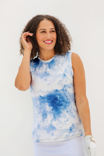 Activewear Tank Top Clouds image 1