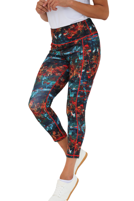 Women's Capri Leggings – Take Flight image 1