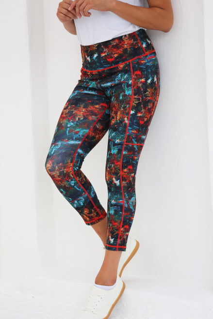 Women's Capri Leggings – Take Flight image 1