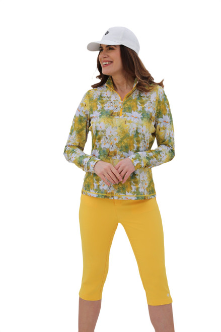 Women's Golf Pedal Pushers - Marigold image 3