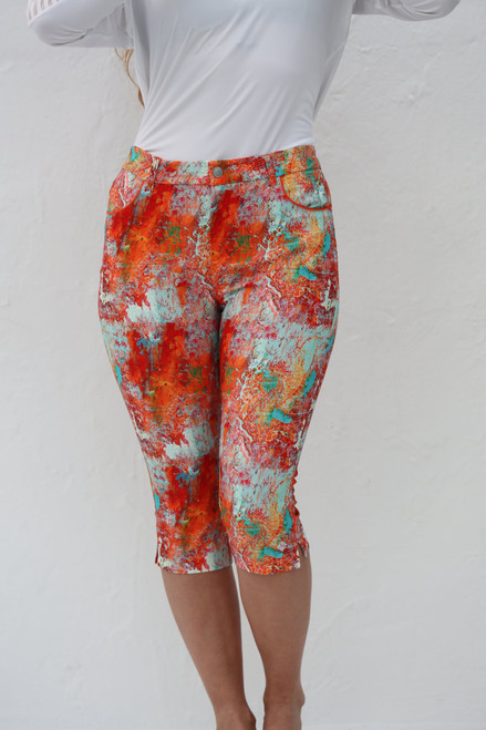 Women's Golf Pedal Pushers - Zanzibar image 1