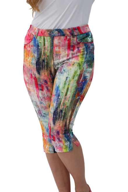 Women's Golf Pedal Pushers - Monet image 2