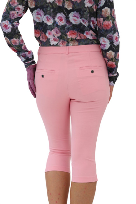 Women's Golf Pedal Pushers - Grapefruit image 3