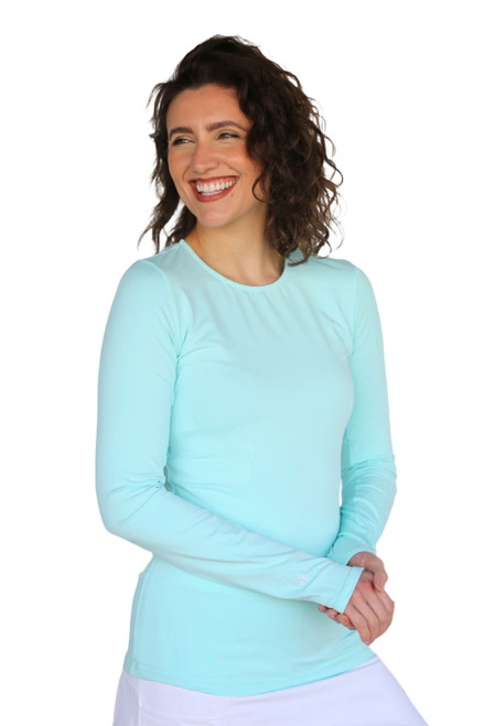 Women's Performance Layer Sports Top – Aqua image 1