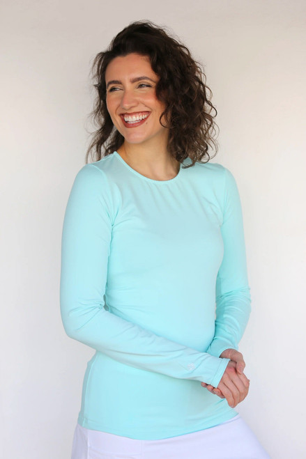 Women's Performance Layer Sports Top – Aqua image 1