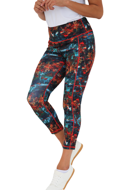 Women's Capri Leggings – Take Flight image 1