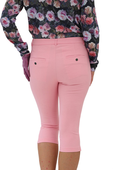 Women's Golf Pedal Pushers - Grapefruit image 3