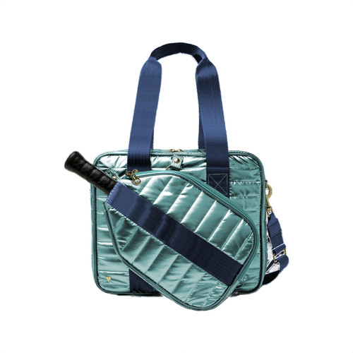 Teal Pickleball Detachable Tote Bag image 1