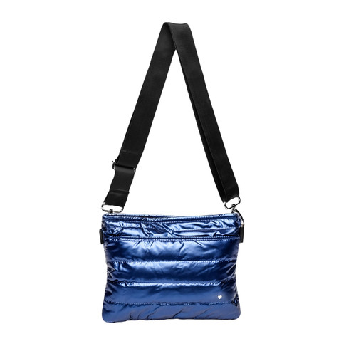 Navy Padded Crossbody Belt Bag image 1