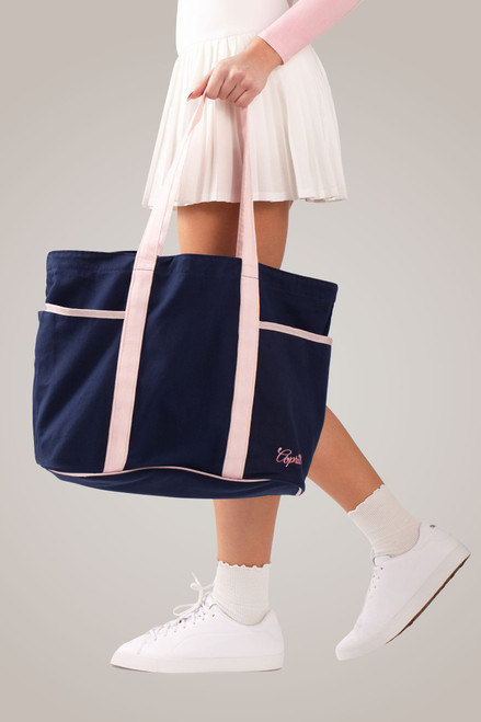 Navy Cotton Tote Bag image 1