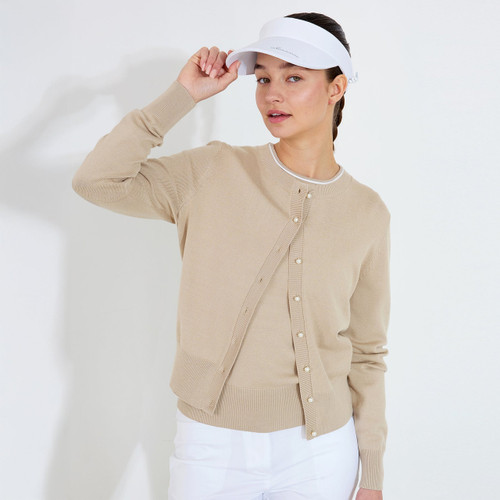 Women's Niblick Cardigan Light Sand image 6