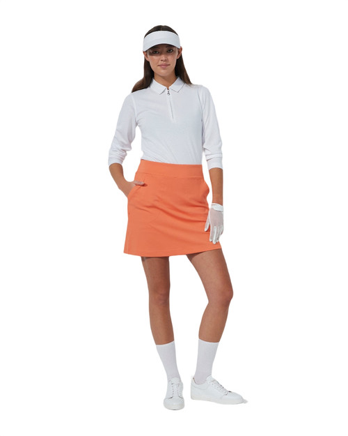 Genua Electric Orange Long Skort image 1