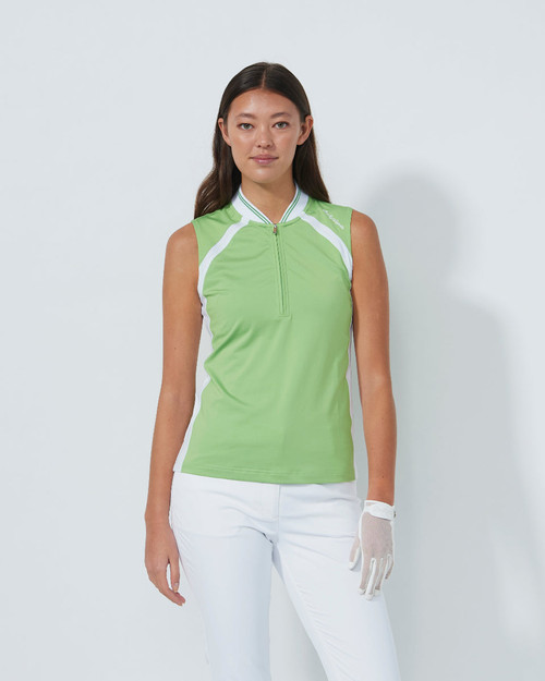 Sculpt Sleeveless Sleeve Polo PS26 Bitter Lemon image 1