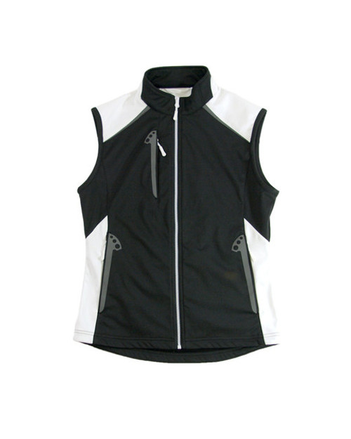 Glen Echo Black Ladies Stretch Tech Water Repellent Vest