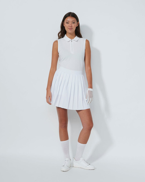 Pleated White Skort PS26 White image 1