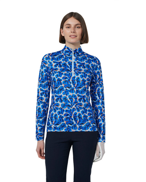 Sheermotion Long Sleeve Half Zip Top PS26 Organic Illusion image 1