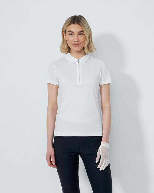 Peoria Short Sleeve Polo Shirt PS26 White image 1