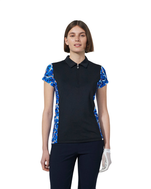 Edge Cap Sleeve Polo Shirt PS26 Black image 4