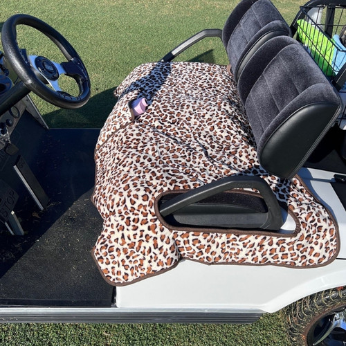 Golf Cart Seat Covers Brown Animal image 6