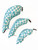 Bali Golf Headcover Set (Teal and white checker) image 3