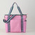 Women's Pickleball Tote Bag | Maldives Pink & Green Floral image 1