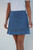 A-Line Sheer Hem Skort Juniper image 1