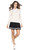 Khaki/White Stretch V - Neck Sweater - GolftiniSweaters