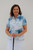 Short Sleeve Golf Polo Shirt Clouds image 2