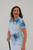 Short Sleeve Golf Polo Shirt Clouds image 3