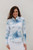 Long Sleeve Mid Layer Golf Shirt Clouds image 1