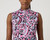 Sheermotion Multi Mix Sleeveless Mock Neck Top image 3