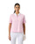 Cropped Prism Pink Short Sleeve Polo Shirt image 1