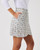 Dull Printed Abstract Swirl Wrap Skort image 3