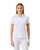 White Back Print Short Sleeve Polo image 1