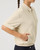 Oyster Beige Half Sleeve T-Shirt Jacket image 3