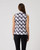 Night Flower Printed Sleeveless Polo Shirt image 2