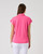 Bella Birdie Radiant Pink Cap Sleeve Polo Shirt image 2