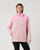 Faenza Geometric Wave Print Rain Jacket image 1