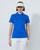 Peoria Nautical Blue Short Sleeve Polo image 1