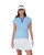 Itami Nautical Blue Striped Cap Sleeve Polo Shirt image 1