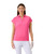 Bella Birdie Radiant Pink Cap Sleeve Polo Shirt image 1