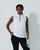 Kim White Sleeveless Polo Shirt image 1