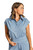 Amelia Cap Sleeve Top Light Blue image 2