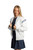Farrah Retro Bomber Jacket White image 5